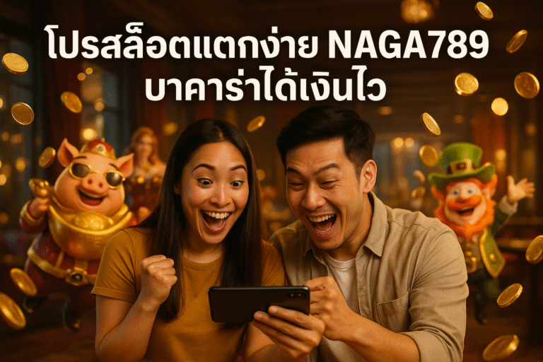 โปรสล็อตแตกง่าย NAGA789 บาคาร่าได้เงินไว